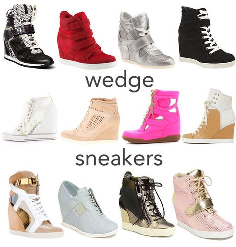 How They Wear It: Wedge Sneakers | Washington Bloggers | Washingtonian Trainers, Converse, Wedge Sneakers Outfit, Casual Boots, Shoe Boots, Sneakers Outfit, Wedge Sneaker, Bad Fashion Trend, Wedge Shoes