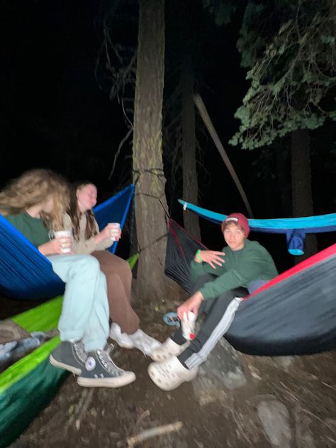 Camping, Hammocks, Selfie, Tent Camping Aesthetic, Sleepaway Camp, Camping Stuff, Beach Camping, Camping Friends, Camping Pics