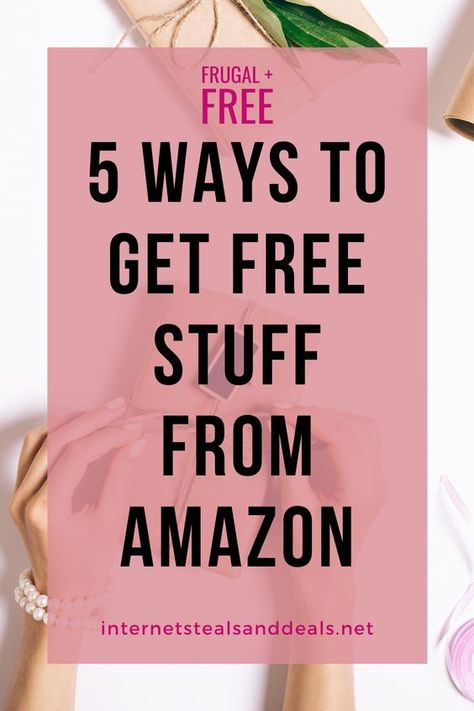 5 Ways to Get Free Stuff From Amazon | The Freebie Lady | The Frugal living Hack That Gets Me FREE Stuff From Amazon. Learn how I get tons of FREE samples and free products from Amazon. Apps, Get Free Stuff Online, Get Free Stuff, Money Saving Techniques, Free Amazon Products, Free Stuff By Mail, Extra Income, Amazon Hacks, Amazon Deals