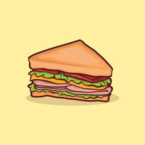 sandwich Icon isolated Vector illustration Sandwiches, Logos, Iphone, Art, Foods, Icon, Wallpaper, Bebes, Color