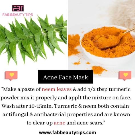 Rashmi Indulkar on Instagram: “Beauty Tips: " Turmeric and Neem face pack for acne. . . Turmeric and neem have been used in Indian households as a face pack since before…” Instagram, Acne Face Mask, Clear Skin Routine, Acne Scars, Turmeric, Skin Routine, Neem, Acne, Face