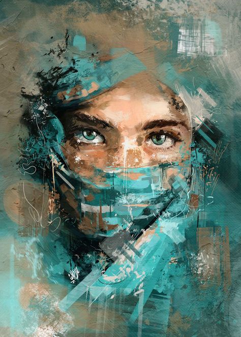 Portrait # 2 on Behance Art, Portraits, Abstract Expressionism, Portrait Paintings, Painting & Drawing, Abstract Portrait Painting, Abstract Portrait, Modern Art Paintings, Painting Portraits