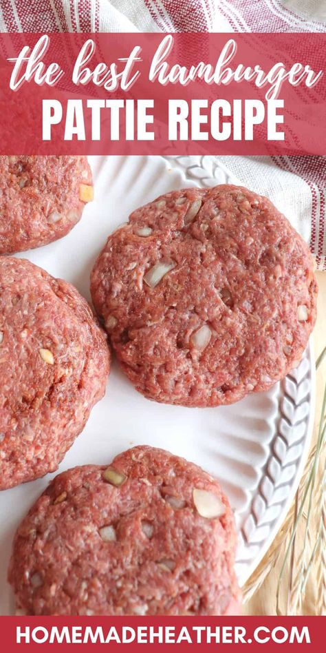 Recipes, Beef, Cooking, Foods, Hamburger, Steakhouse, Hearty, Patties Recipe, Gourmet