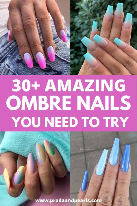 35+ Amazing Ombre Nails You Need To Try! These are the best ombre nails I could find! Sharing ombre nail designs, ombre nail art designs, ombre nails coffin long, Ombre nails coffin, ombre nails glitter, ombre nails with rhinestones and also acrylic ombre nails! These pink and white ombre nails are the cutest! This post also includes black ombre nails, pink and white ombre nails, blue ombre nails, French ombre nails and more! #ombrenails #pinkombrenails #orangeombrenails #ombrenaildesigns Nail Art Designs, Design, Ombre, Pink, Ombre Nail Diy, Blue Ombre Nails, Ombre Nail Designs, Ombre Nail Colors, Ombre Nail Art Designs