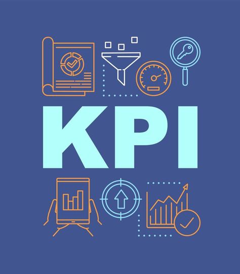 KPI word concepts banner. Key Performance Indicator. key business objectives. Presentation, website. Isolated lettering typography idea with linear icons. Vector outline illustration Typography, Key Performance Indicators, Website, Concept, Management, Banner, Kpi, Vector Pattern, Board