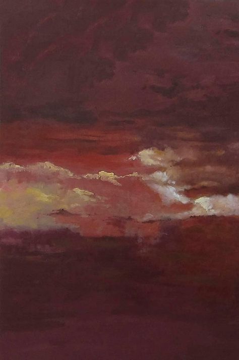 Red Color Painting, Red Landscape Wallpaper, Red Brown Wallpaper, Red Painting Wallpaper, Red Clouds Painting, Red Aesthetic Landscape, Red Landscape Aesthetic, Red Art Wallpaper, Brown And Red Wallpaper