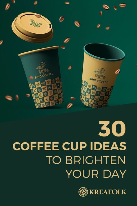 Check this collection of remarkable coffee cup ideas that will help you get inspired to create even more beautiful designs for your cafe business! Inspiration, Design, Coffee, Alcohol, Packaging, Coffee Cups, Coffee Packaging, Creative Coffee, Cofee Cup