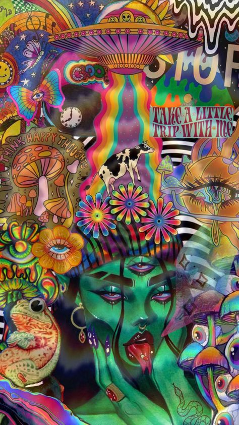 #trippy #colourful #acidtrip #illusion Draw, Instagram, Retro, Fotos, Sanat, Kunst, Wallpaper, Drawings, Cute Wallpapers