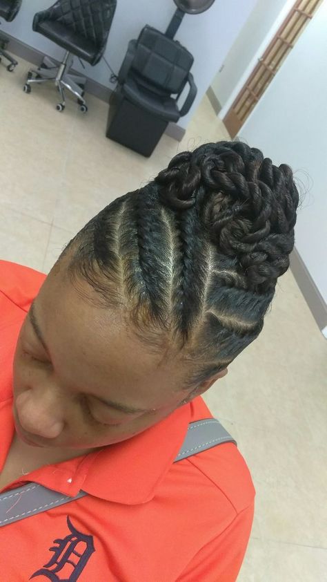 Up Dos, Plait Hairstyles, Hairstyle, Plait Styles, Natural Styles, Flat Twist, Afro, African Braids Hairstyles, African Hair