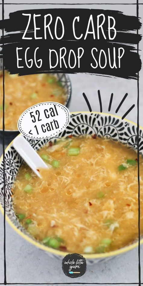 An almost no carb egg drop soup makes the perfect no carb meal or no carb dinner. Super filling and easy, this keto soup recipe is healthy, has 52 calories, and 0.6 net carbs. Gluten free, paleo, and low carb too. Healthy Recipes, Pasta, Paleo, Carb Free Meals, Carb Free Lunch, Carb Free Recipes, Carb Friendly Recipes, No Carb Foods, Zero Carb Meals