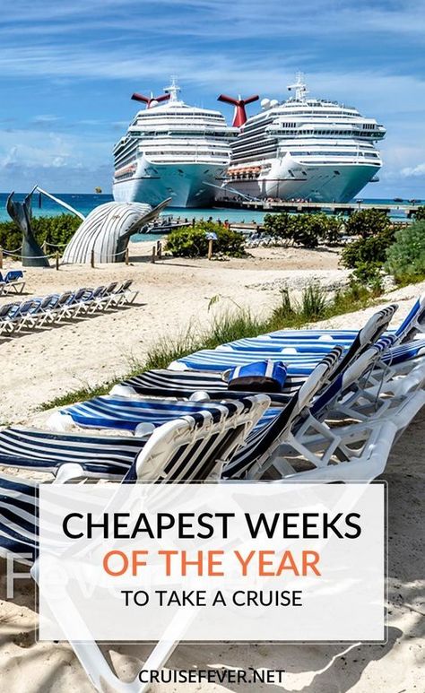 While we believe that there are no bad times to take a cruise, certain weeks of the year are often cheaper than others. Paradise Island, Cruise Tips, Trips, Destinations, Cruise Destinations, Vacation Trips, Cruise Vacation, Vacation Destinations, Cruise Travel