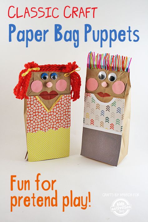 Diy Crafts, Paper Crafts, Crafts, Diy, Crafts For Kids, Paper Bag Crafts, Kids Activities Blog, Paper Bag, Easy Crafts