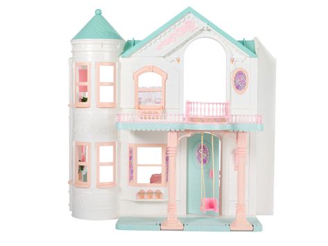 Deluxe Dreamhouse (1998) Barbie, Elle Décor, Barbie House With Elevator, Barbie Dream House, Barbie Townhouse, Barbie House, Barbie Dream, Barbie World, Dream House Bedroom Master