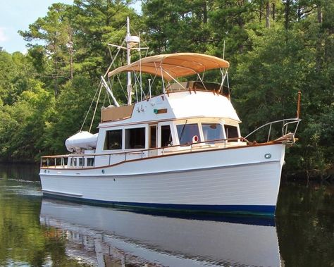 Used Boats, Used Boat For Sale, Classic Boats For Sale, Classic Yachts For Sale, Barge Boat, Boats For Sale, Grand Banks Yachts, Power Boats For Sale, Yacht For Sale