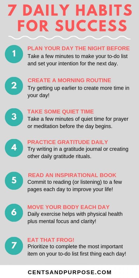 Daily habits and tips to adopt for entrepreneurs to win the day! These success tips will increase productivity, improve time management and help advance your career! #productivity #successtips #timemanagement Organisation, Motivation, Leadership, Habits Of Successful People, Mindset Coaching, Time Management Tips, Helpful Tips, Time Management Quotes, Success Habits