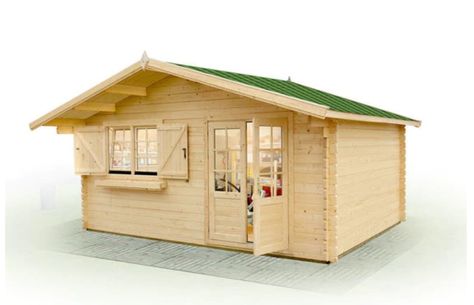 7 Must-See Tiny House Kits Under $10,000 Shed House Plans, Shed Cabin, Shed Plans, Storage Shed Plans, Build Your Own Shed, Tiny House Kits, Cabin With Loft, Shed Kits, Shed Design