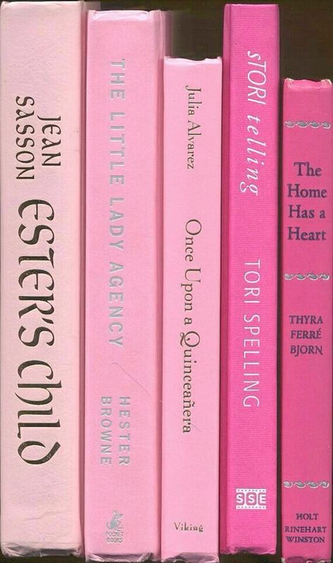 Books, Book Wraps, Pink, Jørn, Bloom, Sweet Nothings, Pink Books, Girly, Book Wrap