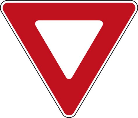 yield sign Symbols, Yield Sign, Signage, Dmv Permit Test, Dmv Permit, Dmv, Permit Test, Permit, Sign