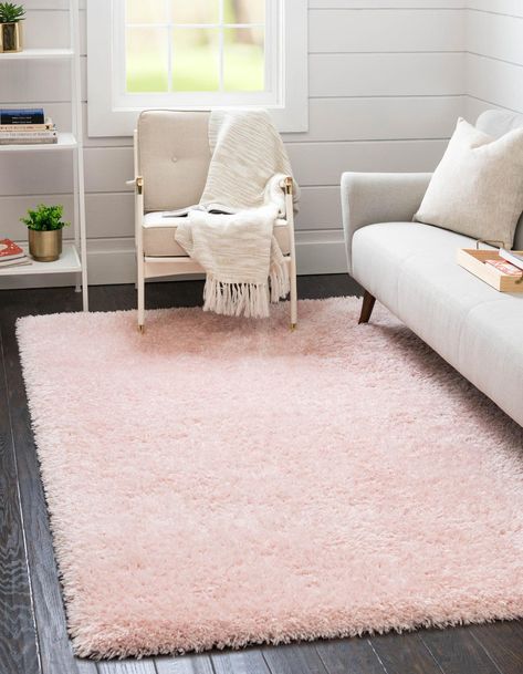Barbie, Solid Rugs, Home Décor, Girls Bedroom Rug, Pink Shag Rug, Girls Rugs, Raw Chicken, Fluffy Rug, Large Dining Room