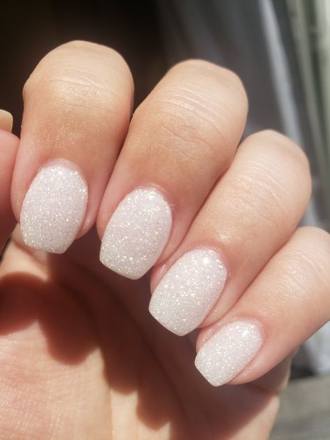Silver, Silver Sparkle Nails, White And Silver Nails, Silver Sparkly Nails, White Sparkle Nails, White Sparkly Nails, Sparkle Gel Nails, White Glitter Nails, Sparkle Acrylic Nails