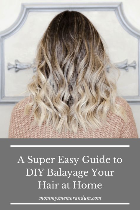 Because the DIY Balayage at home doesn't require bleach or foils, maintaining your color will be a breeze. #diybalayage #howtobalayageyourhair #balayageyourhair #guidetodiybalayage Balayage, What Is Balayage Hair, Bleaching Your Hair, How To Bayalage Hair, Bleaching Hair At Home, Tone Hair At Home, At Home Hair Color, Diy Balayage At Home, How To Balayage