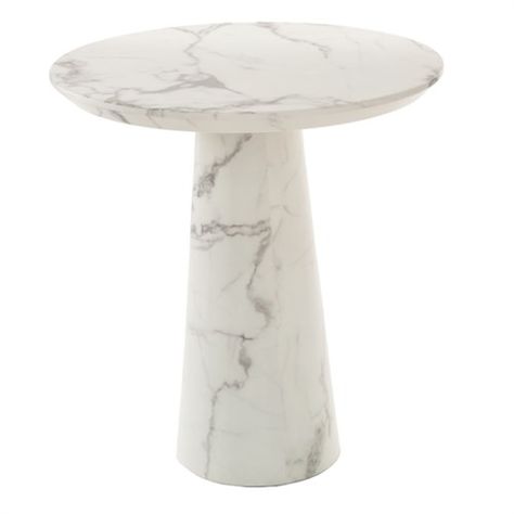Table disc marble look white - pols potten Interior Design, Design, Home Décor, Furniture Design, Houten, Tuin, Interior Decorating, Dining Table, Home Decor