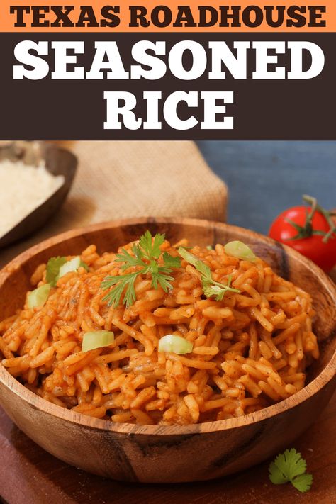 This copycat recipe for Texas Roadhouse seasoned rice is so easy and so good! Skip boxed rice and make this tasty homemade dish instead. Side Dishes, Casserole, Pasta, Ideas, Quinoa, Rice Dishes, Texas Roadhouse Rice Recipe, Texas Roadhouse Rice Pilaf Recipe, Texas Roadhouse