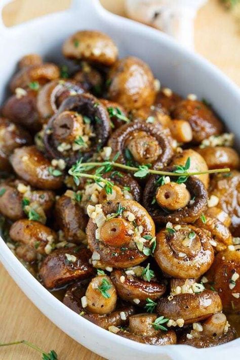 Paleo, Side Dishes, Brunch, Foodies, Healthy Recipes, Vegetable Recipes, Slow Cooker, Roasted Mushrooms, Best Side Dishes