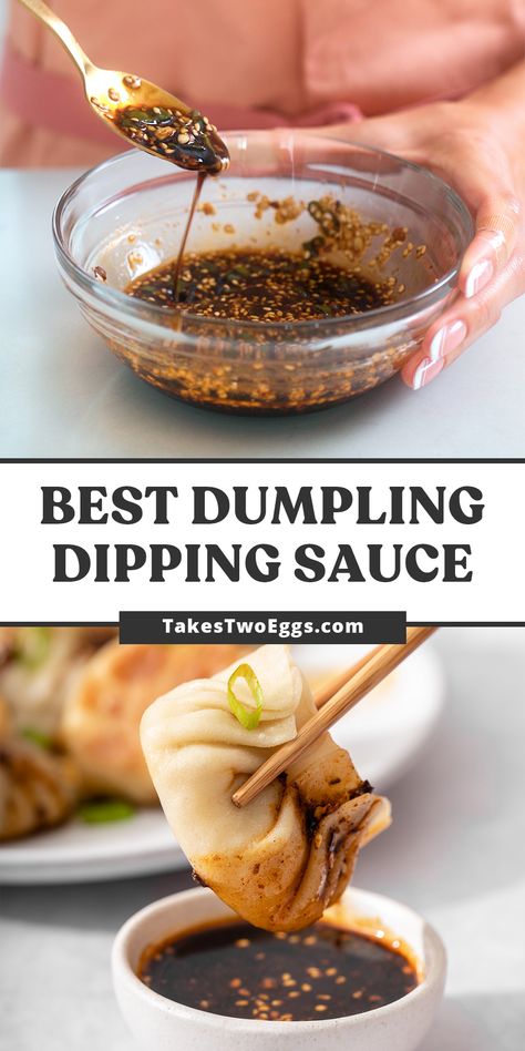 Dumpling, Dumpling Dipping Sauce, Dumpling Sauce Recipe Easy, Dipping Sauce For Dumplings, Dumpling Sauce, Dipping Sauces Recipes, Potsticker Dipping Sauce, Recipes With Dumpling Noodles, Dipping Sauces