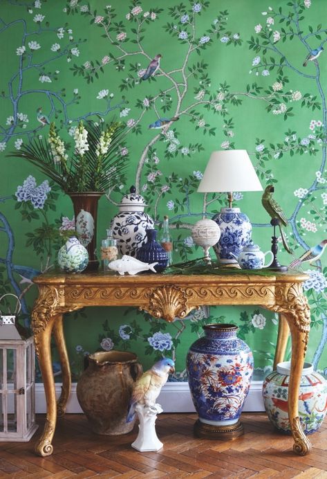 Oriental, Decoration, Dining Room, Dining Rooms, Inspiration, Interiors, Maximalist Decor, Chinoiserie Bedroom, Room Ideas