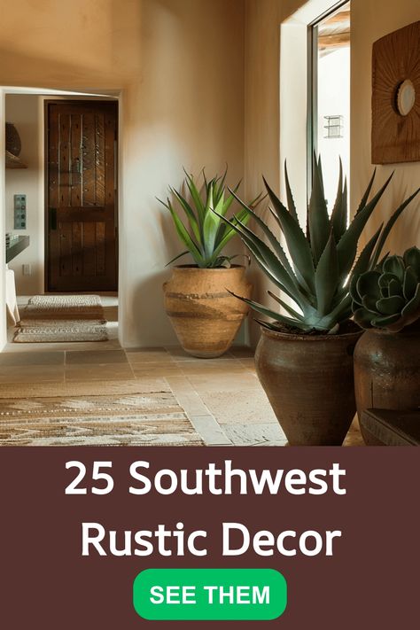 The allure of the Southwest landscape is undeniable, with its rustic charm and desert vibrancy that brings a unique warmth to any space. From terracotta art pieces to cacti arrangements and Navajo-inspired patterns, these decor inspirations are perfect for anyone looking to add a touch of desert magic to their home. In this article, we’ve […] Contemporary Southwestern Home, Mid Century Modern Southwest Decor, Aztec Home Decor Southwestern Style, Neutral Southwest Decor, Southwestern Home Decor Living Room, Adobe Style Homes Interior Design, Southwest Entryway, Arizona Room Ideas, Southwest Homes Interior