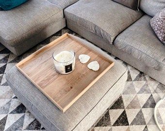 Serving Tray Wood, Serving Tray, Wooden Serving Trays, Coffee Table, Tray, Wooden Tray, Ottoman Coffee Table, Handmade Ottomans, Ottoman Coffee