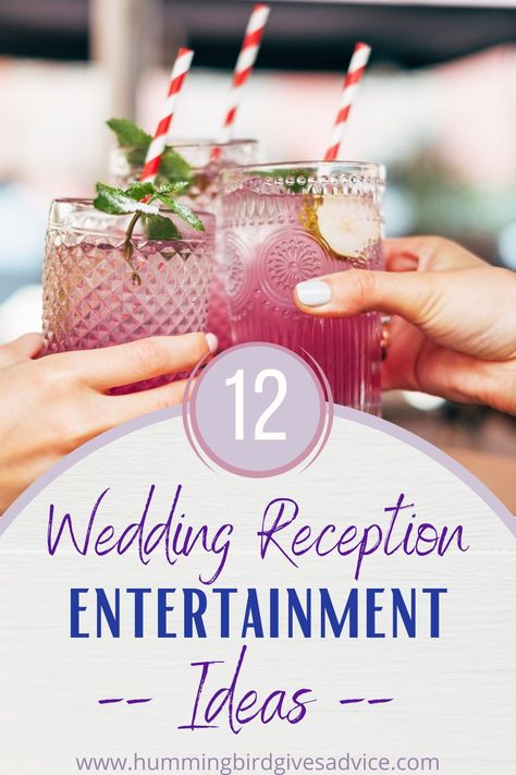 There are no rules anymore when it comes to wedding reception entertainment. Yes, you can totally have a DJ or band at your wedding reception. However, you can mix it up. This post has details on affordable and unique wedding reception entertainment ideas that are going to wow your wedding guests! From different ways to serve drinks and dessert, to mixing up the games provided, and having awesome activities, the ideas are there for the taking! // wedding games // wedding ideas // tips for weddin Brides, Wedding Decor, Dessert, Parties, Wedding Reception Games For Guests, Wedding Table Games, Wedding Games For Guests, Wedding Reception Games, Fun Wedding Reception Ideas