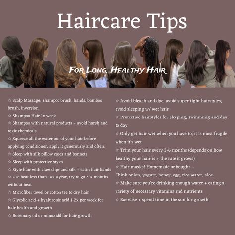 Hair Growth, Inspiration, Healthy Hair Tips, Hair Growth Tips, Ideas, Hair Care Tips, Tips For Long Hair, Fast Natural Hair Growth, Keeping Hair Healthy
