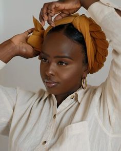 African Hair Wrap, African Hair, Headwrap Hairstyles, Afro, Headwraps For Natural Hair, Headties, Tie Headband, Headband Hairstyles, Head Wrap Styles
