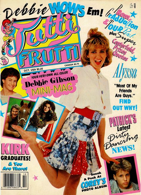 Posters, Vintage Ads, Vintage, Magazine Covers, Pop Magazine, Indie Magazine, 80's, 80s, Debbie Gibson