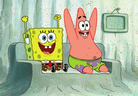 SpongeBob and Patrick | It's National Best Friends Day! Animation, Bff, Cartoon, Friend Cartoon, Best Friends Cartoon, Fotos, Bob, Cartoon Wallpaper, Resim