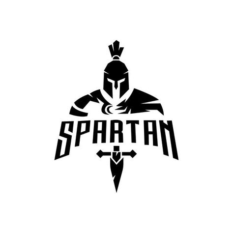 Spartan logo | Premium Vector #Freepik #vector #business #design #sport #retro Sports Logo, Logos, Design, Handball, Helmet Logo, Sports Logo Design, Football Logo Design, Team Logo Design, Sports Logos