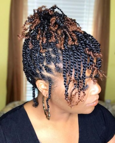 60 Beautiful Two-Strand Twists Protective Styles on Natural Hair - Coils and Glory Protective Styles, Natural Styles, Protective Hairstyles For Natural Hair, Natural Hair Styles For Black Women, Braids For Black Hair, Natural Hair Braids, Natural Hair Styles Easy, Natural Hair Updo, Mini Twists Natural Hair