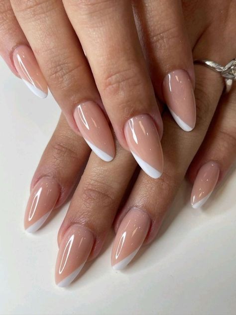 Manicures, Neutral Nails, Neutral Nail Designs, Neutral Acrylic Nails, Trendy Nails, Neutral Nail Art Designs, Uñas, Nails Inspiration, Oval Nails Designs