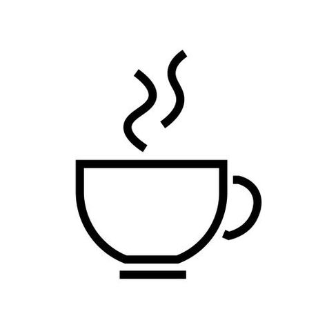 Coffee Icon Vector Iphone, Coffee Logo, Coffee Vector, Coffee Cup Icon, Coffee Icon, Coffee Cup Images, Cafe Logo Design, Coffee Images, Cafe Logo