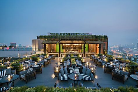 Bangkok, Hotel Rooftop Bar, Rooftop Restaurant, Rooftop Restaurant Design, Resort, Hotel, Rooftop Bar, Rooftop Bar Design, Rooftop Lounge