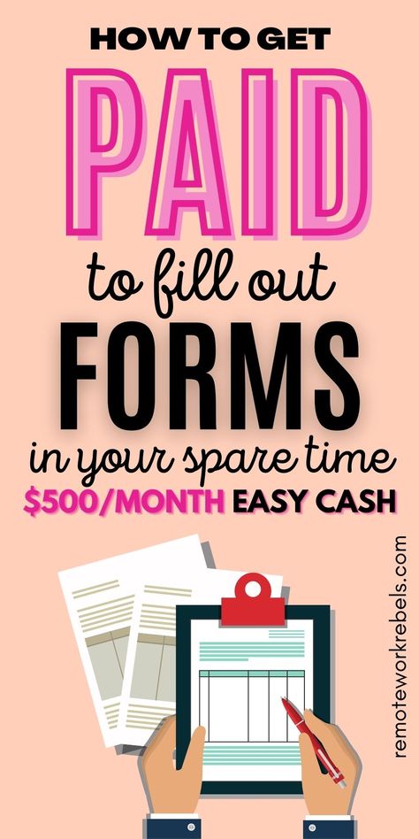 How to get paid to fill out forms in your spare time. Earn easy side hustle cash with these 7 form filling jobs without investment. Get paid to fill forms and do simple tasks without even leaving the sofa. Diy, Online Jobs From Home, Easy Online Jobs, Legit Work From Home, Online Jobs, Budgeting, Work From Home Careers, Online Side Hustle, Make Money From Home