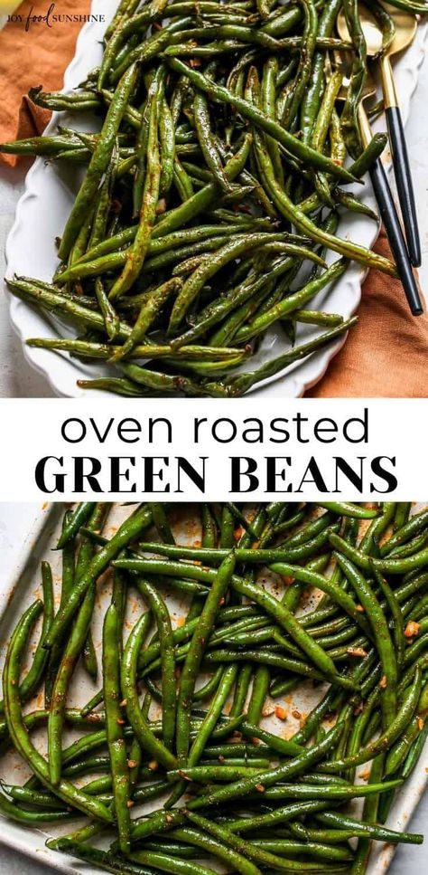 Pizzas, Healthy Recipes, Oven Green Beans, Baked Green Beans, Oven Roasted Green Beans, Baked Green Bean Recipes, Roasted Green Beans, Green Beans Side Dish, Roasted Green Bean Recipes