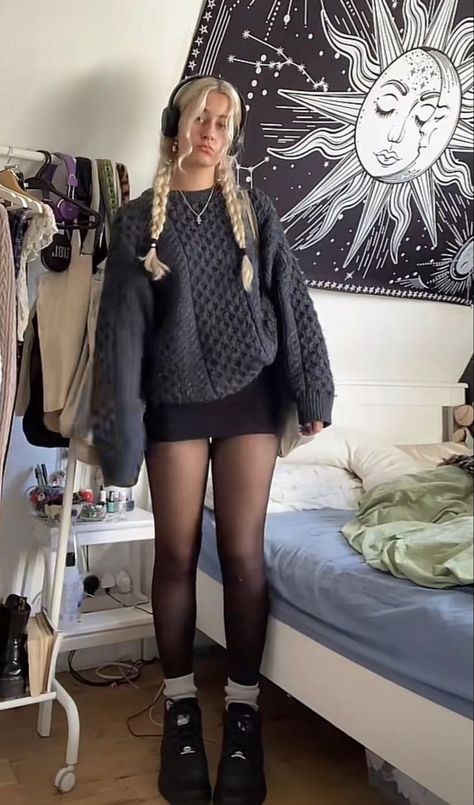 Grunge Outfits, Outfits, Cute Layered Outfits, Giyim, Style, Styl, Cool Outfits, Unique Style, Cute Outfits
