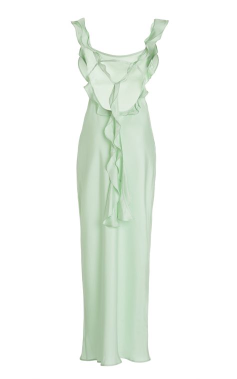 Cover Girl Silk Maxi Dress by Maggie Marilyn | Moda Operandi Outfits, Covergirl, Dresses, Satin Maxi Dress, Mint Maxi Dresses, Silk Maxi Dress, Maxi Dress, Girls Maxi Dresses, Green Dress