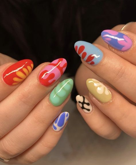 Manicures, Trendy Nails, Get Nails, Nail Inspo, Pretty Nails, Nails Inspiration, Colourful Nails, Unique Nails, Ongles