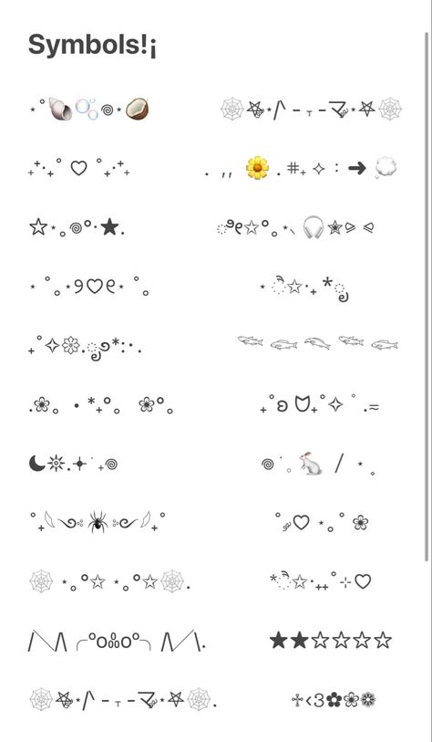 Instagram, Emoji Symbols, Emoji Names, Emoji Combinations, Cute Emoji Combinations, Cute Text Symbols, Emojis, Emoji Set, Cute Emoji