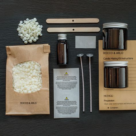 Soy Candle Making Kits, Candle Making Kit, Soy Wax Candle Making Kit, Jar Candle, Soy Candle Making, Candle Making, Diy Candle Making Kit, Candle Containers, Glass Jar Candles