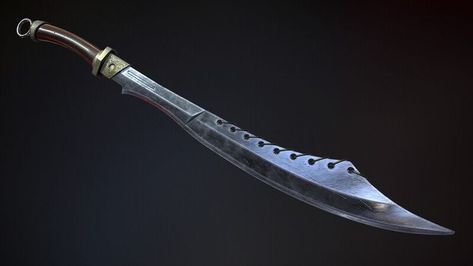 Dao Sword, Weapon Concept Art, Sci Fi Weapons, Swords And Daggers, Blade, Concept Weapons, Fantasy Weapons, Sword Blades, Armor